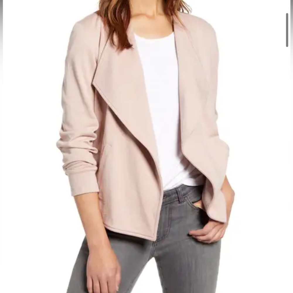 Caslon Drape Collar Knit Blazer